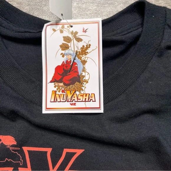 InuYasha Anime T Shirt 2009 Black White - Picture 6 of 8